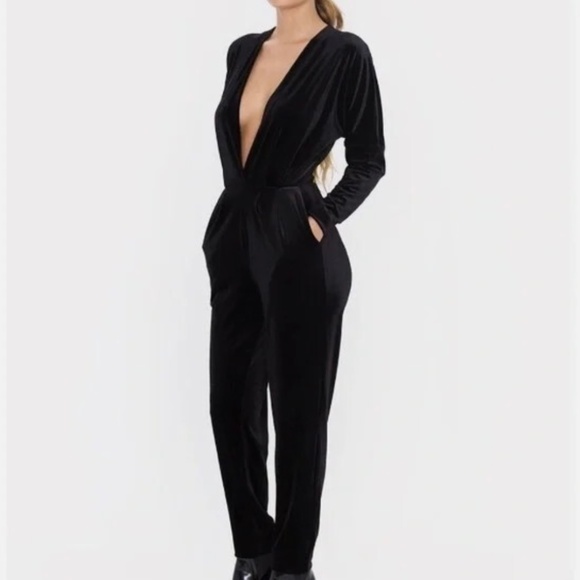 American Apparel Black Jumpsuit - Picture 1 of 4